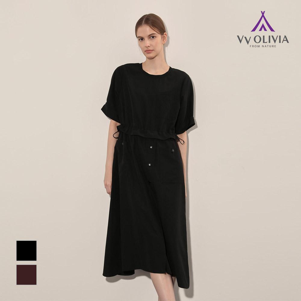 VVOLIVIA Knit Collar String Dress_Vvcoa4F7261