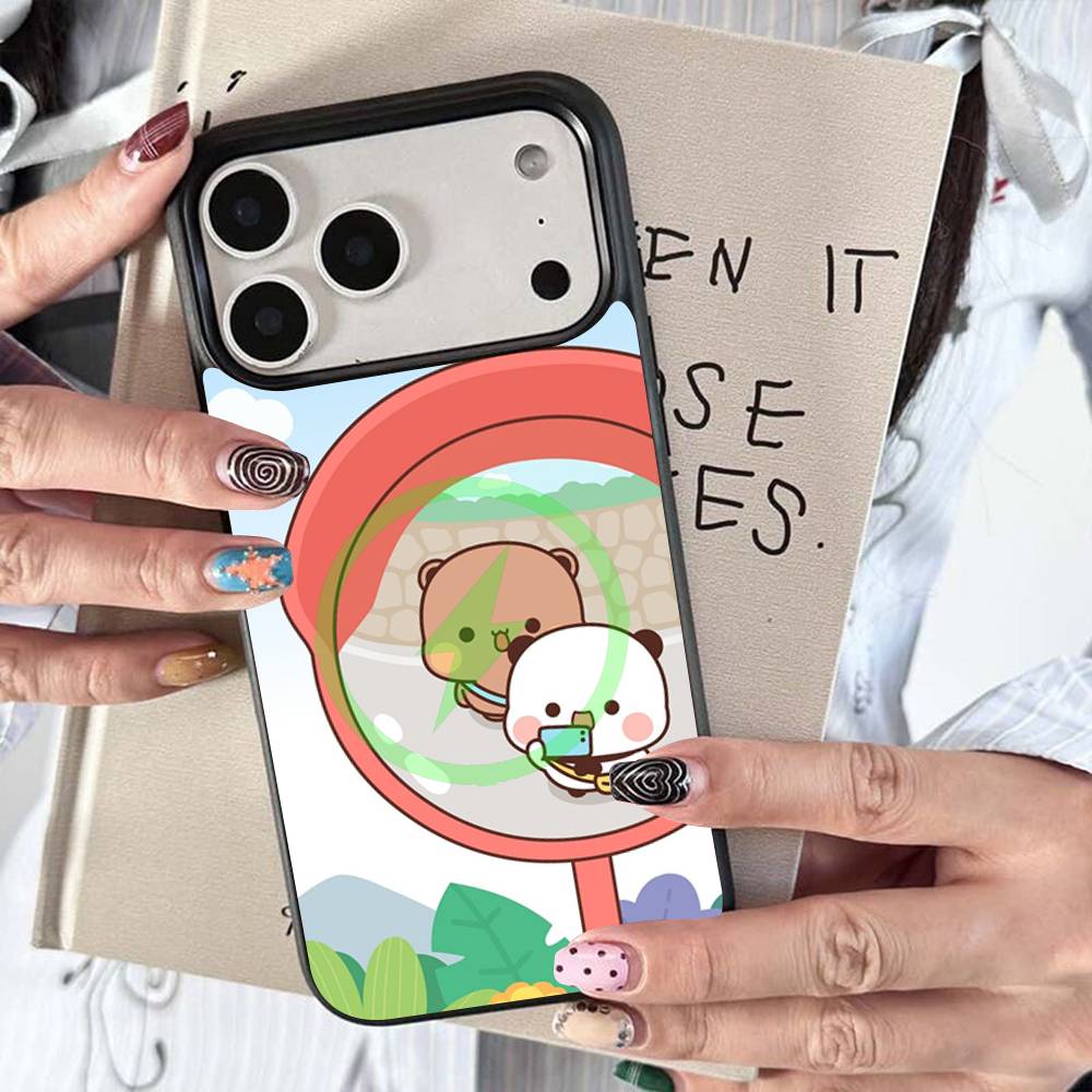 

Cute BuBu D-DuDu Promax Magnetic For iPhone 17 16 14 13 12 11 15 Pro Air Max Plus Phone Case Wireless Charge iPhone 14 pro