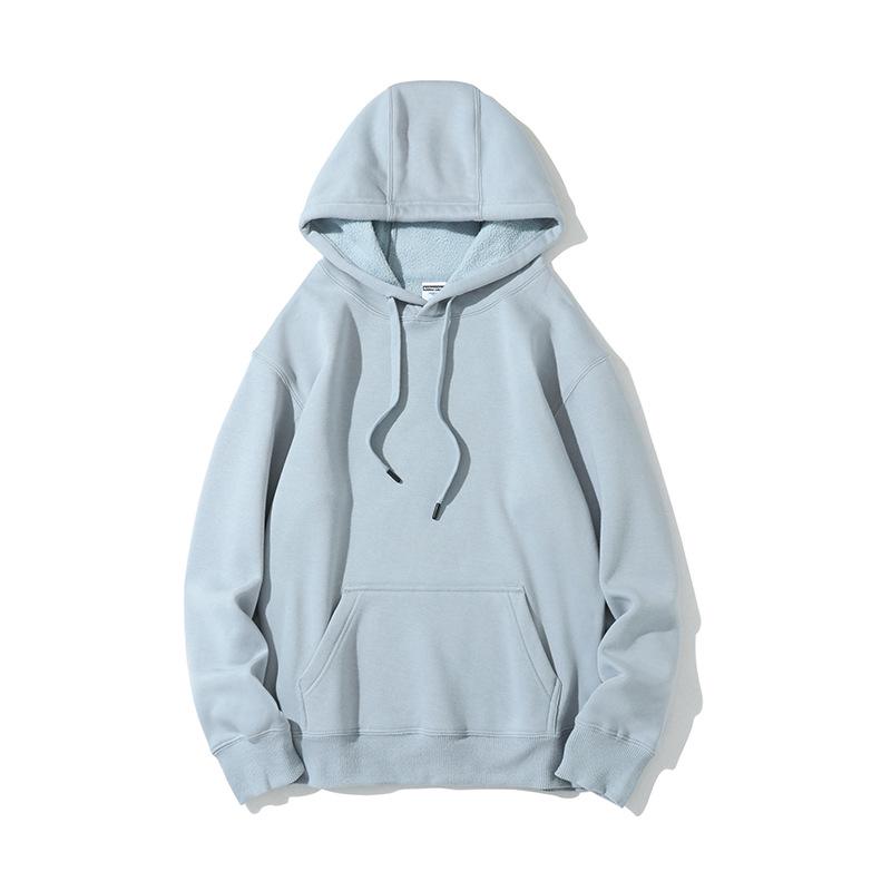 

AG Polar Fleece Pullover Hoodie for Men & Women: Long Sleeve, Loose Fit, Plus Velvet, Thickened with National Trend Workwear Print. XS