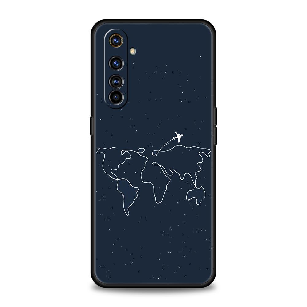 Aircraft Plane Airplane Phone Case For Realme 12 11 10 9 8 5G 7 6 GT5 GT3 GT2 Pro Plus C21 C11 C25 C35 For GT Neo 2 3 3T 5 Cover