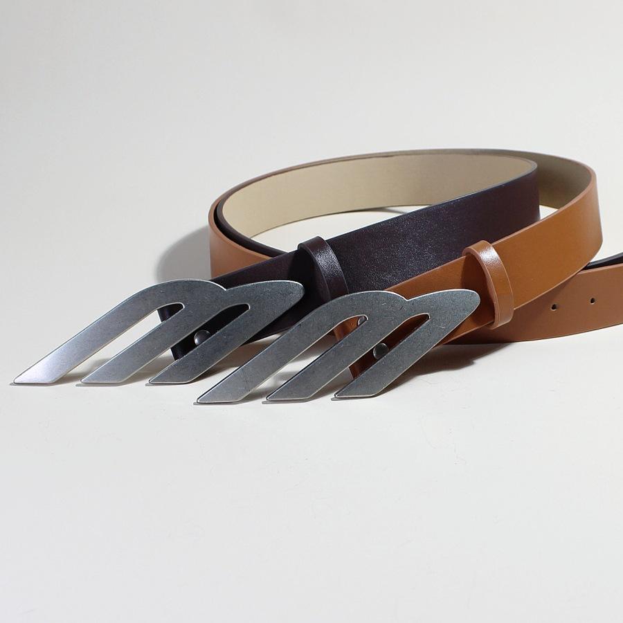 M3 Button Head Belt Women'S Jeans Accessories Personalized Hip Hop Belt Women