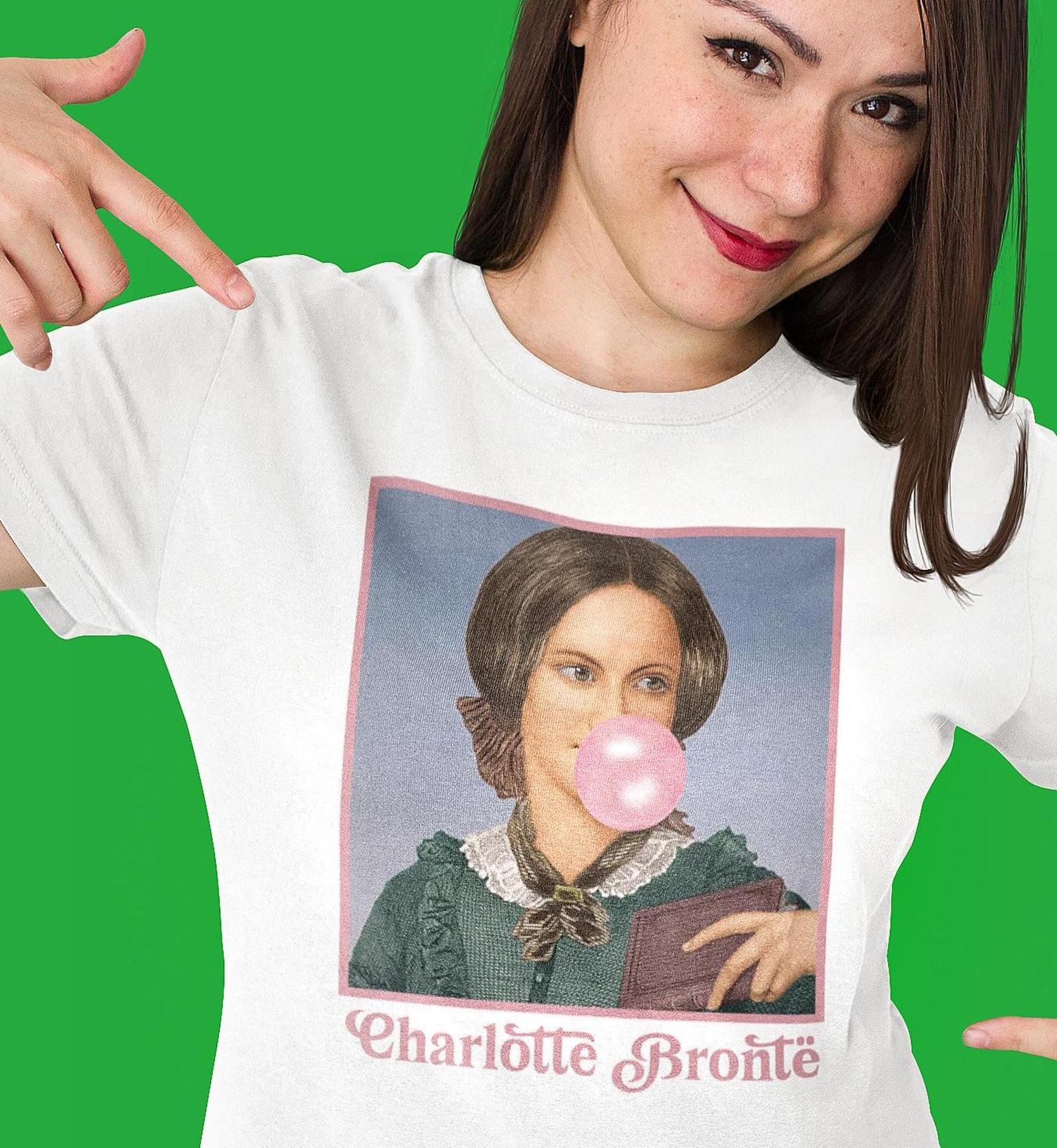 Charlotte Brontë T-Shirt – Jane Eyre, Literary Gift M