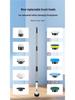 Neun-in-Eins Handheld Elektrische Reinigungsbürste mit Teleskopstiel und Wischfunktion.