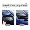For Maserati Levante ABS Carbon Rearview Mirror Side Mirror Cover Trim 2016-