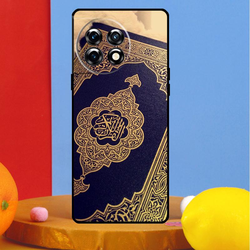 Islamic Book Arabic Quran Muslim Cover For OnePlus 13 13R 12 12R 11 10 Pro 8T 10T OnePlus Nord CE 3 2 4 Lite N30 N20 N10 Case