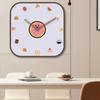 Cute Food Clock Wall Hanging Creative Cartoon Personality Silent Clock Kindergarten Living Room Children's Room Decoration Wall Clock