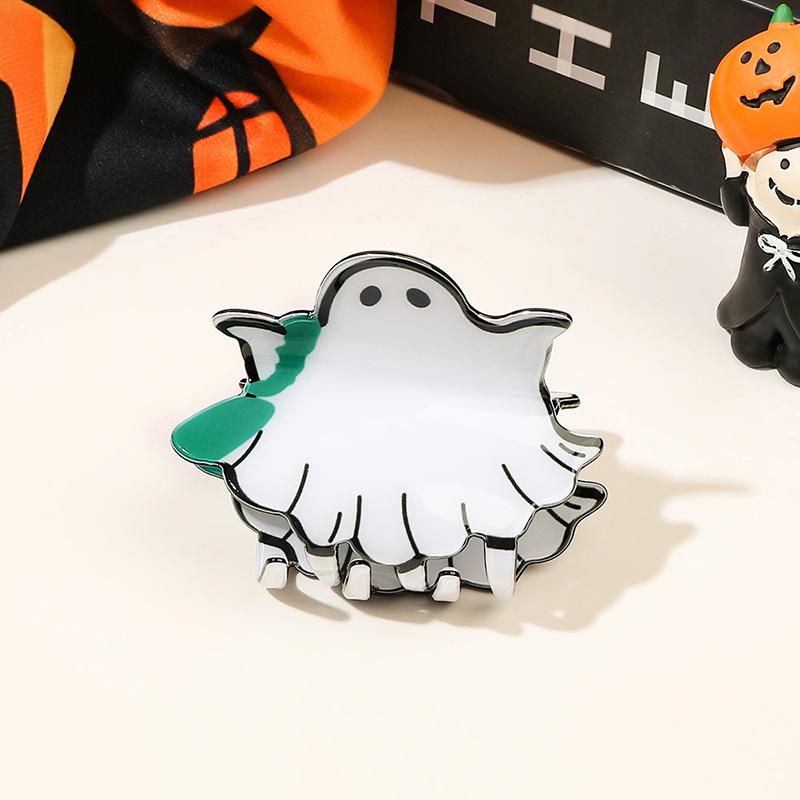 Kreative Halloween Acryl Hai Haarklammer - Damen Einzigartiges Hochsteckfrisur-Accessoire