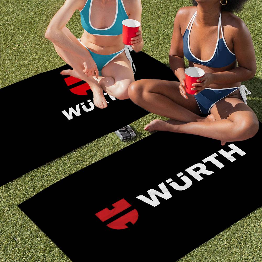 Rug Wurths Microfiber Printed Beach Towel Mountain Climbing Yoga Beach Swimming Running Absorbent Soft Towel
