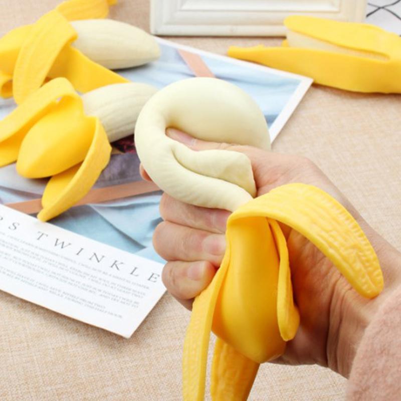 Banana Toys Squeeze Antistress Toy Stress Relief Venting Joking Funny Toys