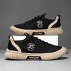 Herren Freizeitschuhe Atmungsaktive Schwarze Sneaker Mode Fahren Gehen Tennisschuhe für Herren Skate Flats Zapatillas Hombre