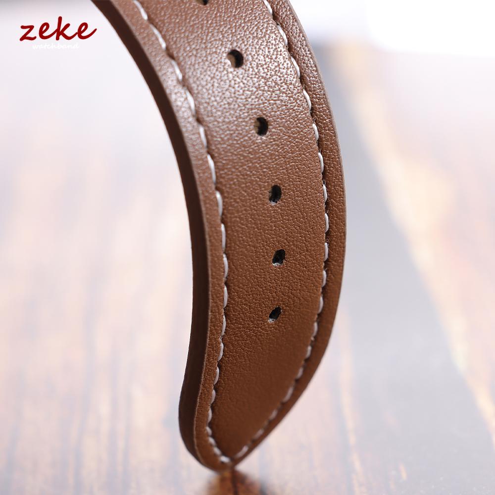 20mm 22mm 24mm Leather Watchband with Mat Bund Base Tray Vintage Cowhide Leather Bracelets Black Brown Strap Men Women Wristband