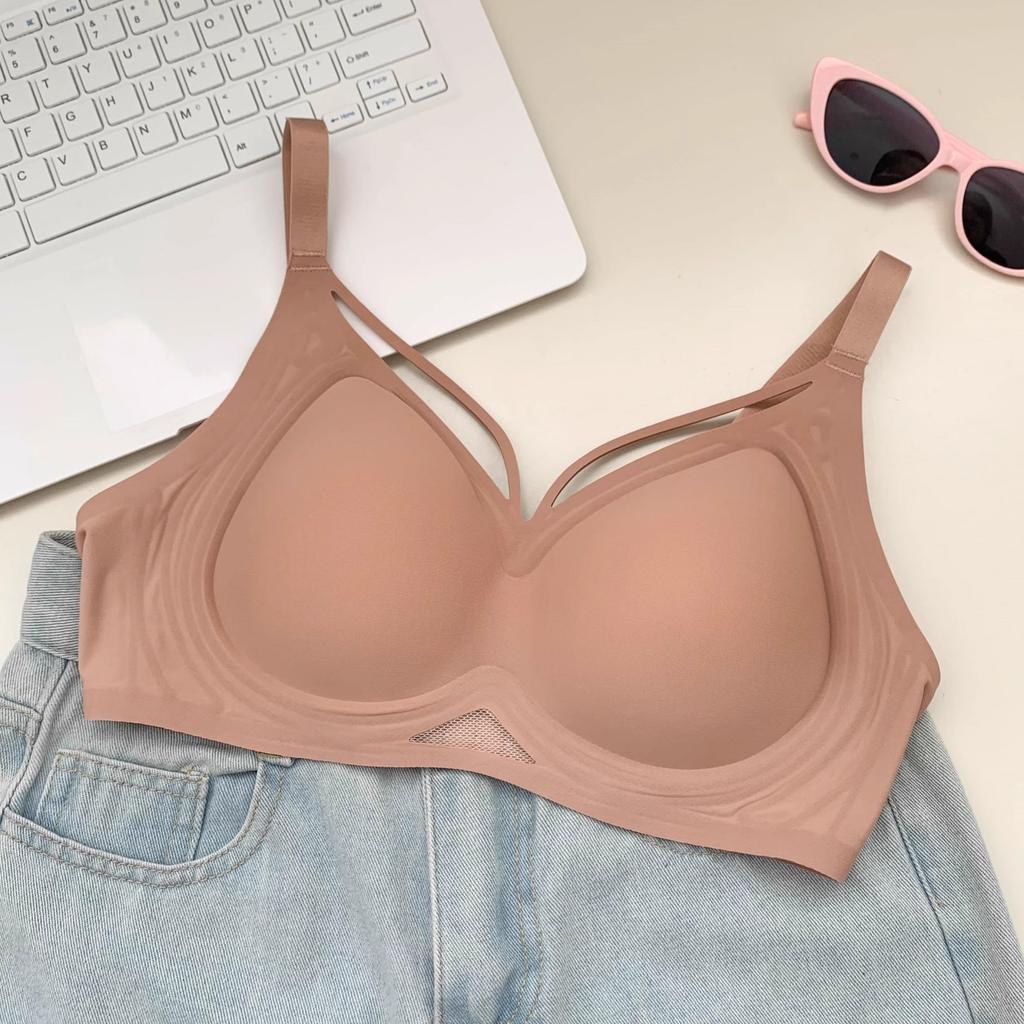 Large size seamless, big breasts, small breasts, underwear, fat MM gather, support, collect secondary breasts, anti-sagging bra
