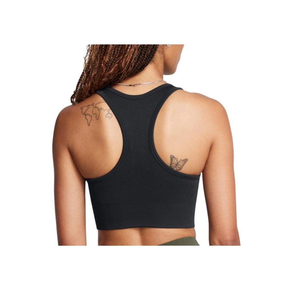 Under Armour Vanish Seamless Logo Pattern Outdoor Casual Pullover Sports Underwear Women underwear Black 1384419-001