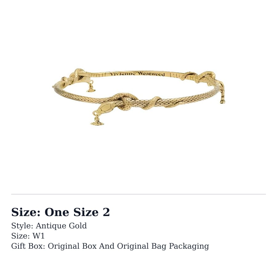 Vivienne Westwood Necklaces Women's Antique Gold 63030030-02RC02-IM