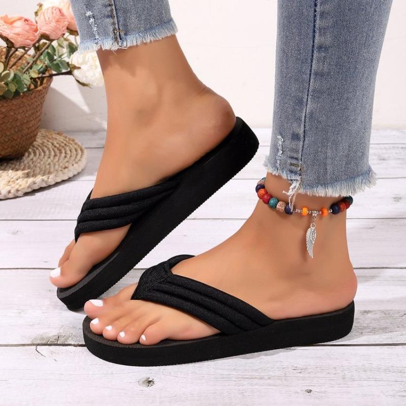 Fashion Flip Flop Women Platform Flip Flop 2025 Summer Bathroom Slippers Outdoor Beach Shoes Light Sandals Slides Women Shoes for Women