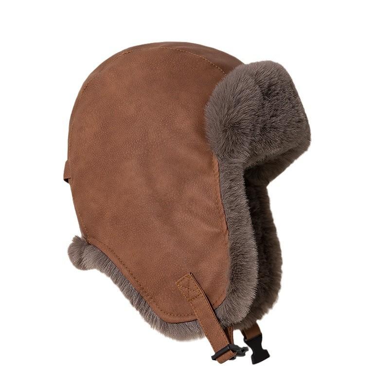 Lei Feng Cap Men's Fall and Winter Cycling Wind and Cold Thickened Ear Protection Outdoor Warm Cotton Cap Female