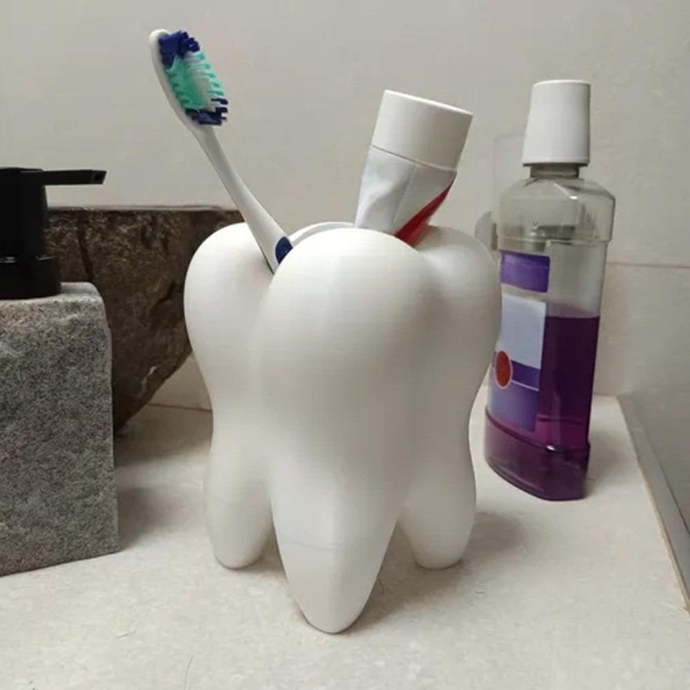 Creative 3D Printing Toothbrush Holder Multi-functional Toothbrush Rack Gift for Dentist
