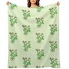 Green Capsid Bug On Chamomile Throw Blanket Multi-Purpose Luxury Brand For Baby Sleeping Bag Blankets