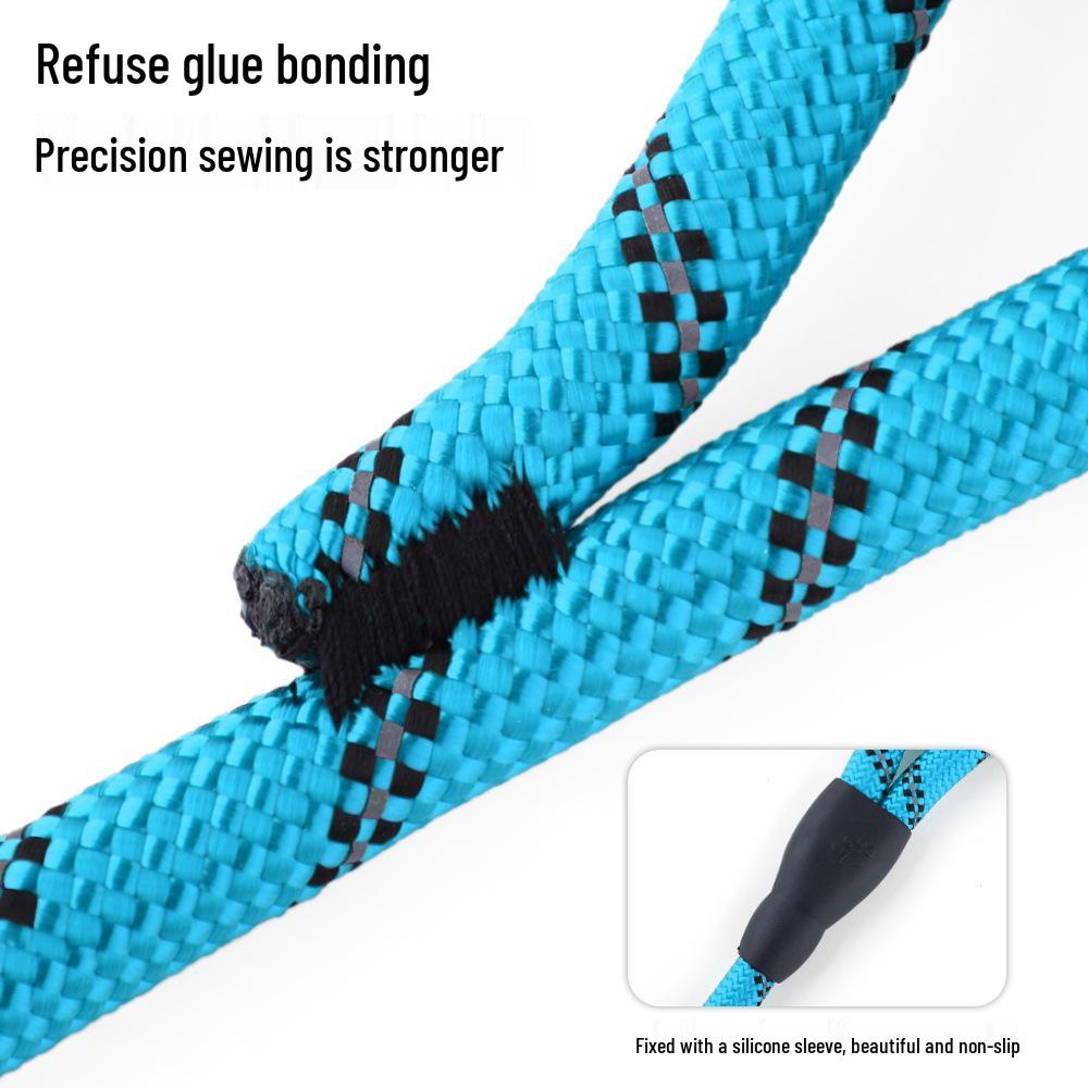 Reflective Anti-Lost Round Rope Dog Leash for Medium & Large Dogs