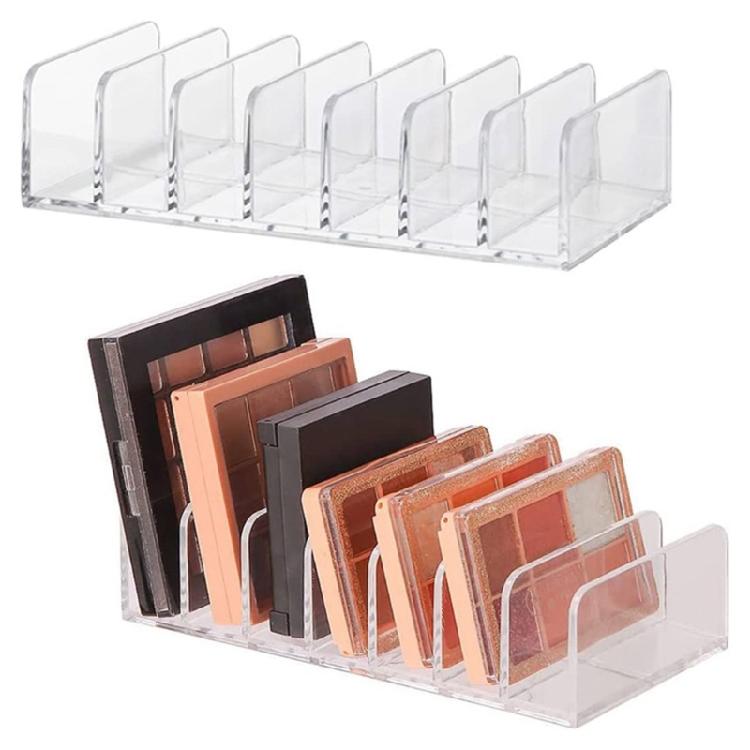 Eyeshadow Palette Organizer Cosmetics Rack Makeup Tools Compartment Holder Women