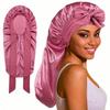 Silk Sleep Bonnets For Women, 1PC Satin Night Cap Soft Elastic Band Silk Bonnets For Sleeping Silk Bonnet Satin Bonnet