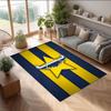Tappeto in Cristallo di Velluto North Queensland Cowboys Morbido Anti?Tappetino Antiscivolo Comodo per Casa Soggiorno Camera da Letto Tappeto Decorativo