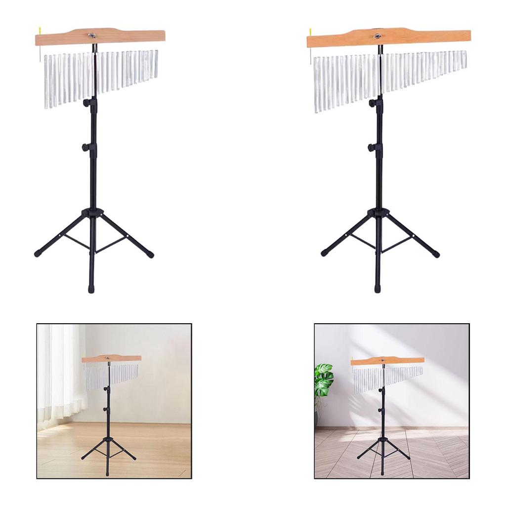 Bar Chime Performance Durability Premium, Adjustable Stand, Beginners Professionals Percussion Instrument Wind Chime Percussion