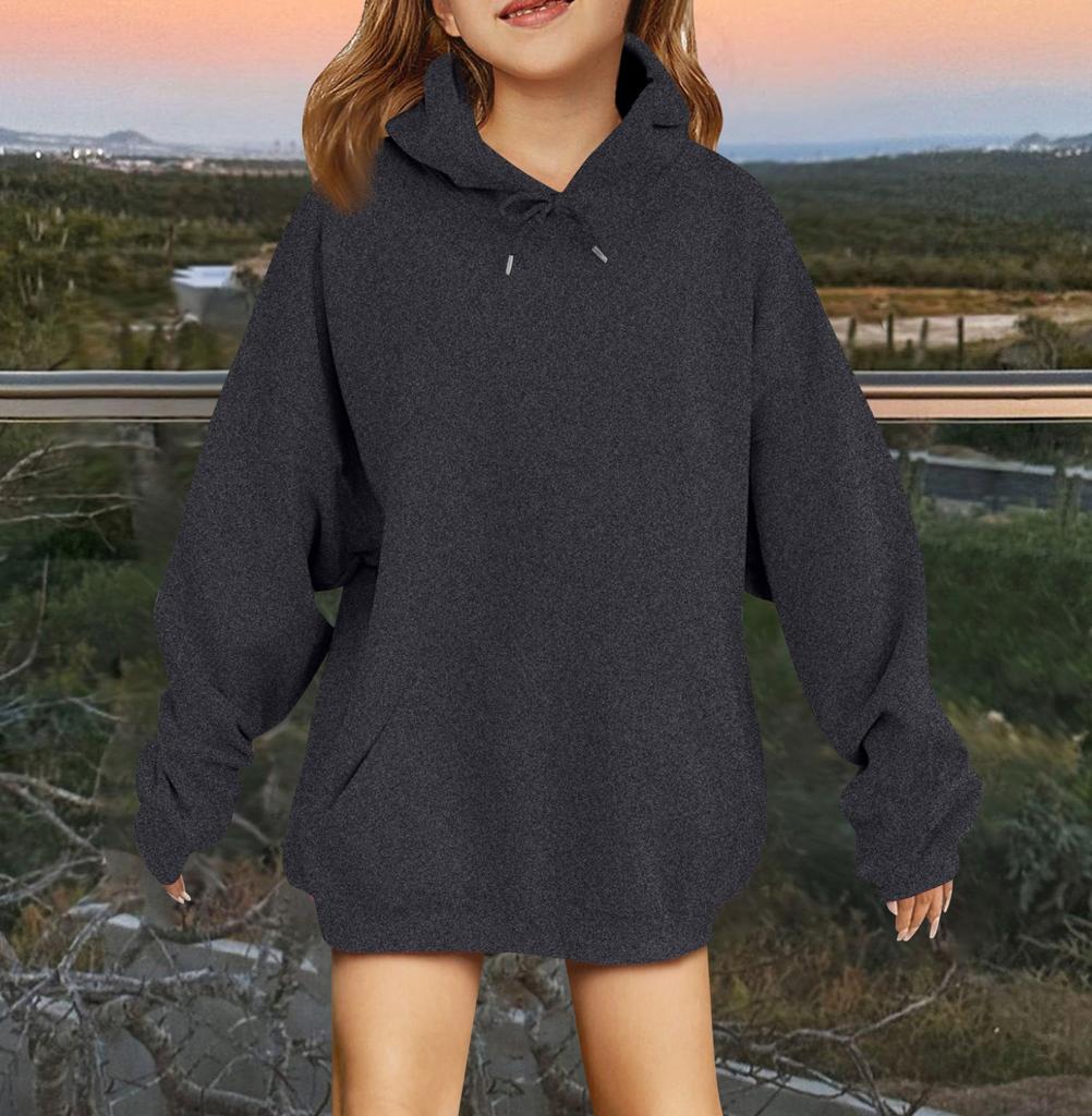Cute Hoodies For Teen Girls Trendy Preppy Hooded Sweatshirts Oversized Long Sleeve Shirts Clothes For Girls