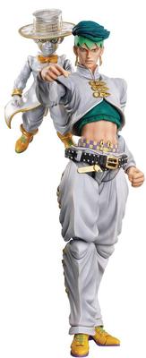 Super Action Statue Bizarre Adventure Part Kishibe 150mm PVC ABS Nylon Painted Movable Figure ME21754 "JoJo's 4" "Rohan & Heaven's Door" Approx. & &