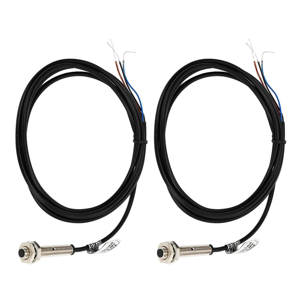 2 Set Proximity Sensor Switch Waterproof NPN DC 3 Wire Normally Open NO Proximity Switch 6?36VDC