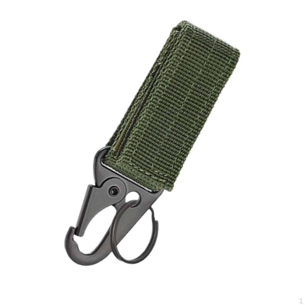 Heavy Duty Belt Keepers with Key Holder Adjustment Strap Loop Carabiner Hook