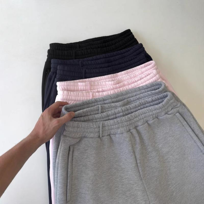 European and American pure color casual high street hip-hop street Y2K embroidered shorts