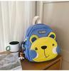Schoolbag new high-value, fresh and sweet, cute cartoon bear backpack, light travel backpack for grades 1-1 students