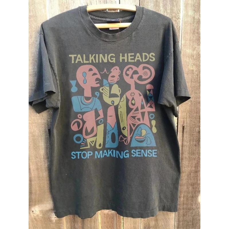 Talking Heads Band Stop Making Sense Women s T-shirt Summer New Retro Harajuku Style Casual T-shirt S