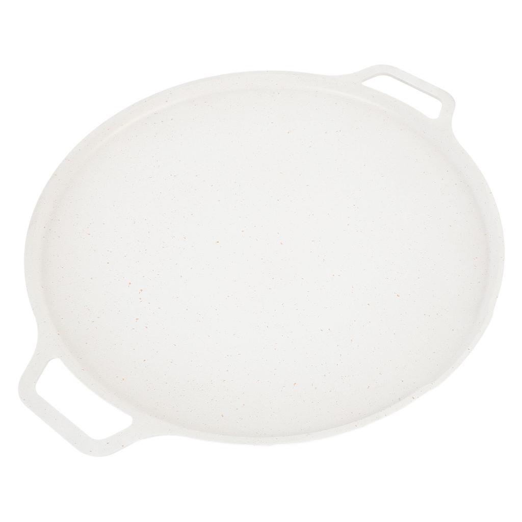 Grill Pan Maifan Stone Aluminum Alloy Anti Stick Stovetop Griddle Pan for Camping BBQ 39.5cm Type 2