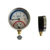1pc Temperature Pressure Gauge 2-In-1 Pressure Gauge And Thermometer 10 Bar Temperature And Pressure Gauge Temperature 0-120°C