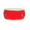 Traditional Red Battle Drum