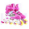 Kids' Adjustable Inline Skates with Flash Wheels - PVC Set Rollerblades