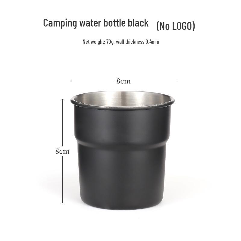 304 Stainless Steel Multi-Purpose Outdoor Cup: Ideal for Camping, Beer, Coffee, Water, and Beverages