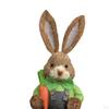 Figurine Bunny Statue Animal Sculpture for Garden Office Party Decoration