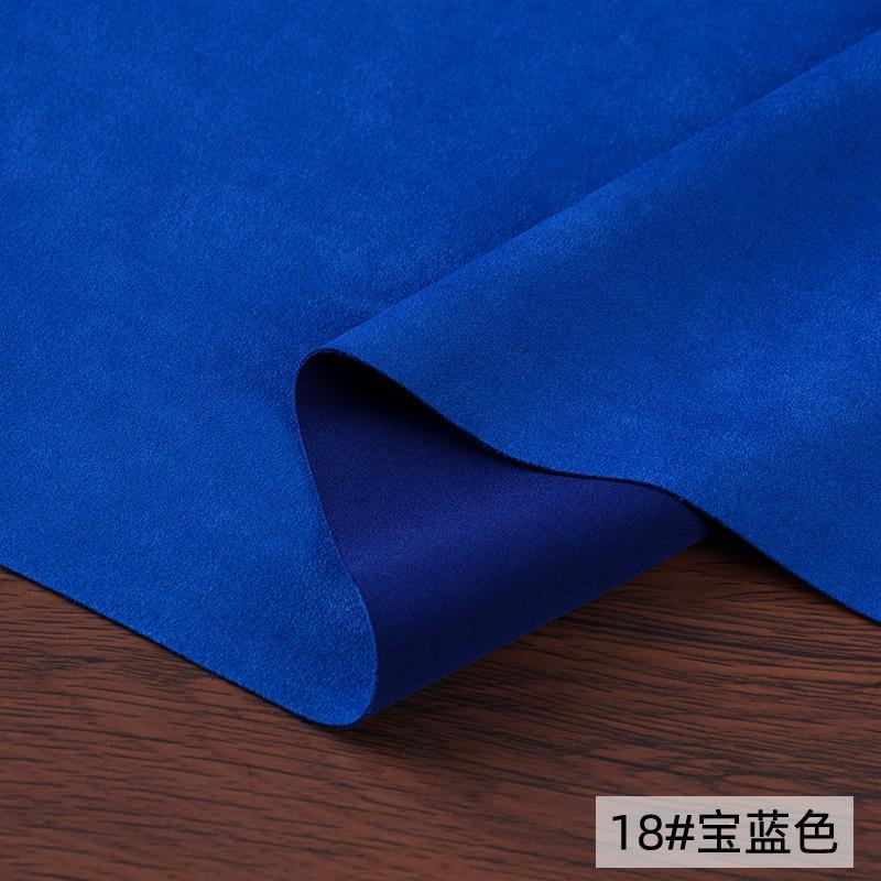 Suede Knitted Air Layer Fabric Brushed Elasticity High Quality Soft Smooth Delicate for Sewing Clothes 860g/m