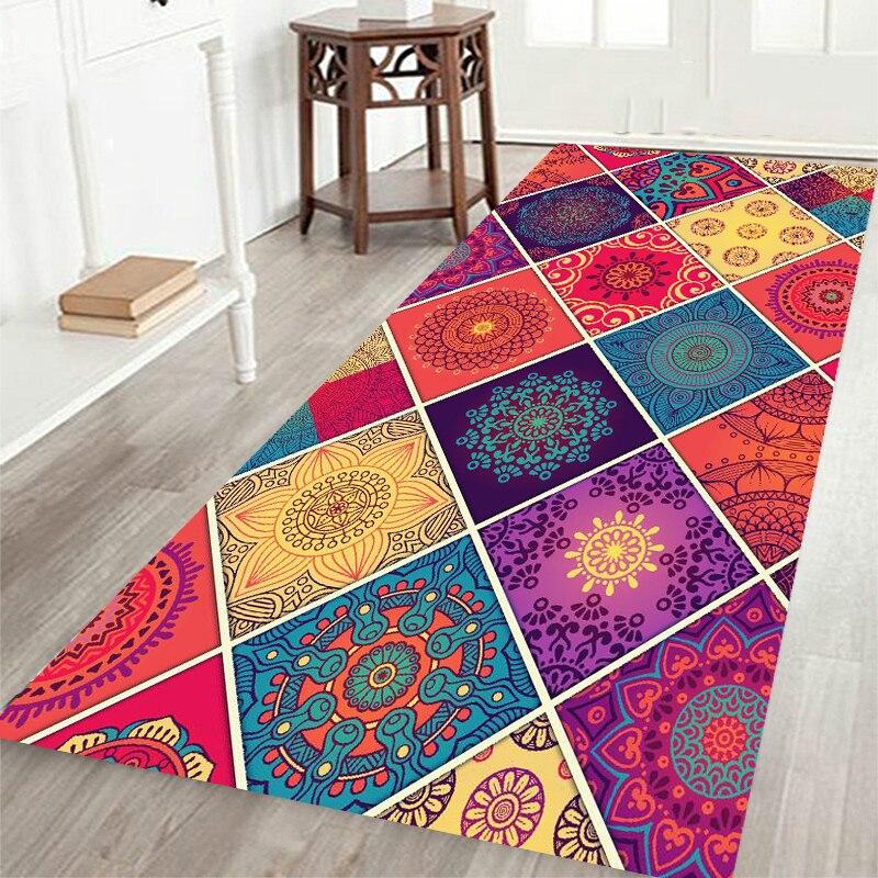 Mandala Style Series Carpets Rugs for Living Room Bedroom Decorative,Doormat Kitchen Bathroom Non-slip Floor Mats Area Rug Gifts