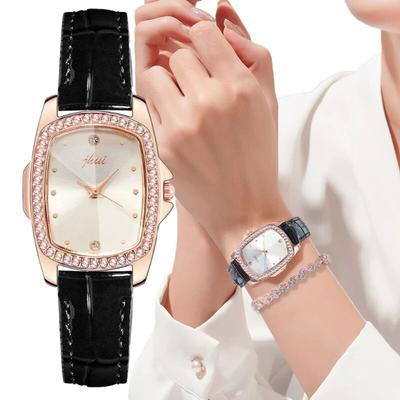 Women's Watches Luxury Quartz Wristwatches Casual Watch Leather Clock