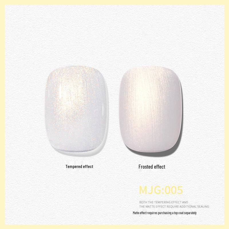 

Жемчужный Лунный Белый Сатиновый Гель-лак - 2025 Тренд 3D Перламутровый Финиш