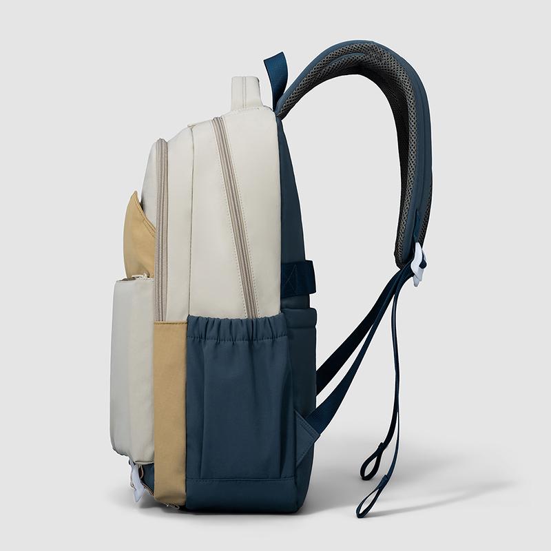 Contrast Patchwork Backpack Short-Distance Lightweight Backpack