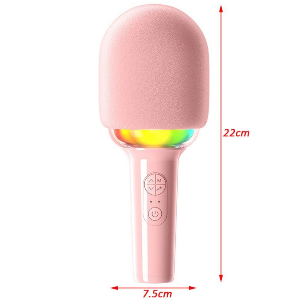 New Singing Karaoke Wireless Microphone Bluetooth Audio Integrated Music Player Wireless Noise Reduction Microphone Speaker