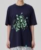 ASTRAL PROJECTION [Voice] Cotton Loose Fit Short Sleeve T-Shirt_Space Navy