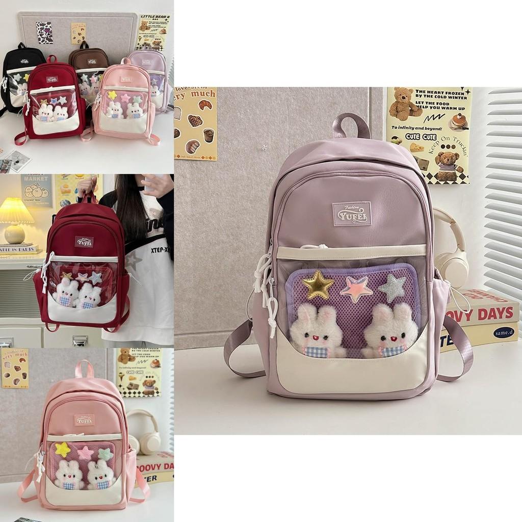 Stylish Large Capacity Nylon Backpack For Students Perfect For School And Outdoor Activities