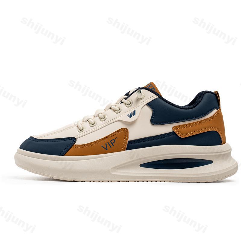 Mode 2025 Frühling Herren Low Top Dicksohlige Freizeitschuhe Color Blocking Design Modetrend Schuhe Bequem Rutschfest Klobige Sneaker