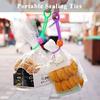 Goxawee Multicolour Bandage Sealing Clip Creative Practical Binding Rope Strapping for Snack Bags Kitchen Storage Food